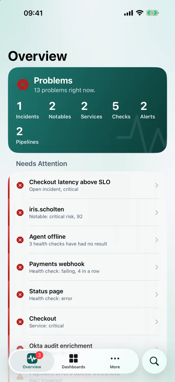LogPulse Overview on iPhone